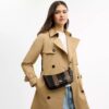 Bolsos de hombro Caitlin con patchwork a rayas