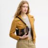 Bolsos de hombro Caitlin con patchwork a rayas