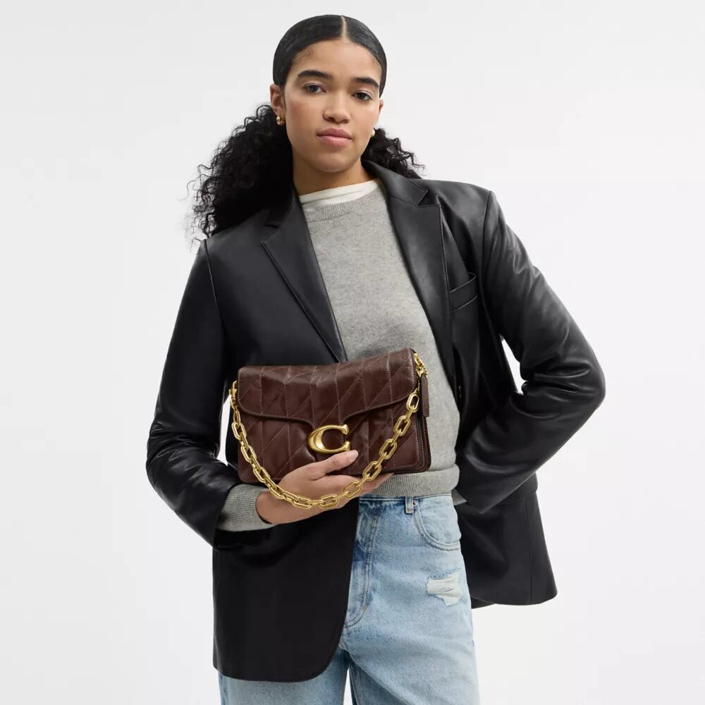 Bolsos de hombro «Chain Tabby» con acolchado