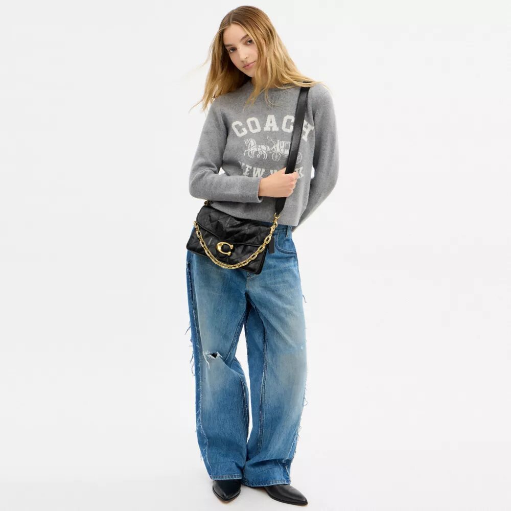 Bolsos de hombro «Chain Tabby» con acolchado