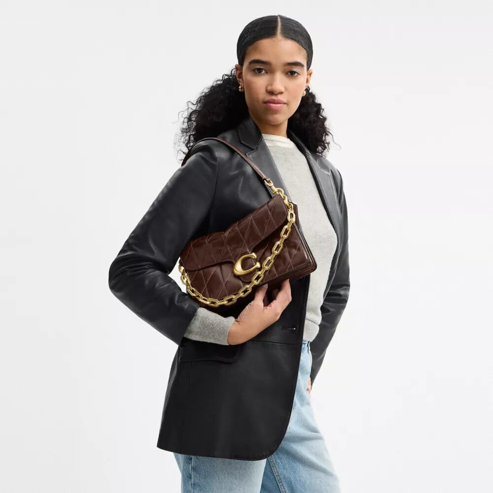 Bolsos de hombro «Chain Tabby» con acolchado