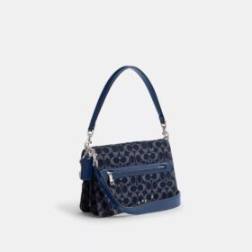 Bolsos de hombro «Chain Tabby» en denim emblemático