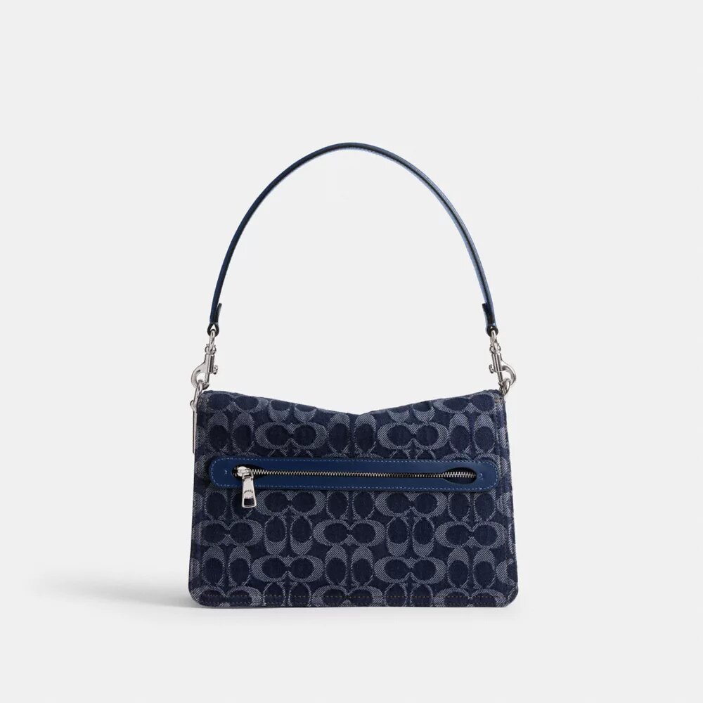 Bolsos de hombro «Chain Tabby» en denim emblemático