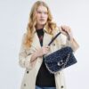 Bolsos de hombro «Chain Tabby» en denim emblemático