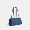 Bolsos de hombro con solapa Bridget en denim característico