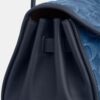 Bolsos de hombro con solapa Bridget en denim característico
