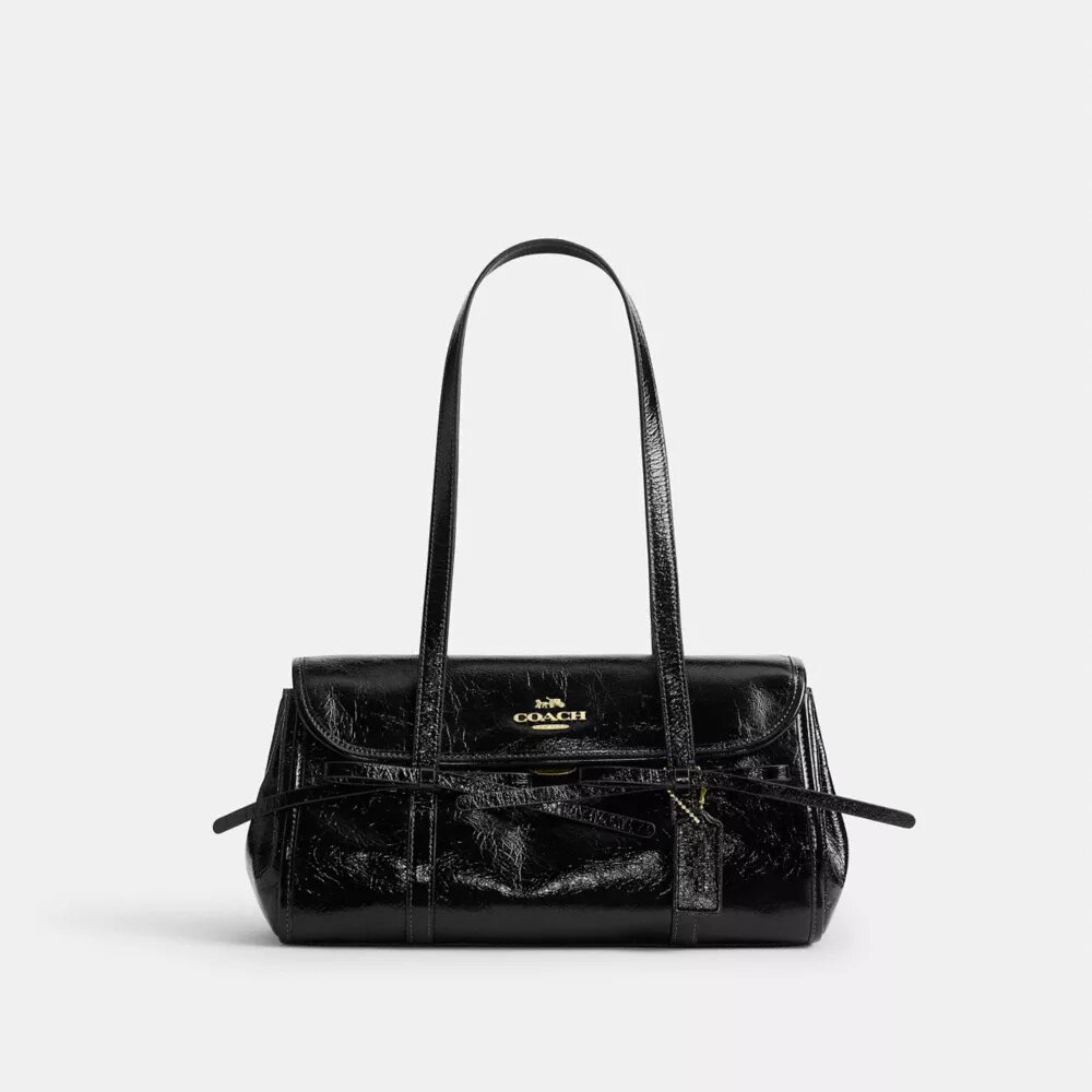 Bolsos de hombro con solapa y lazos «Bridget»