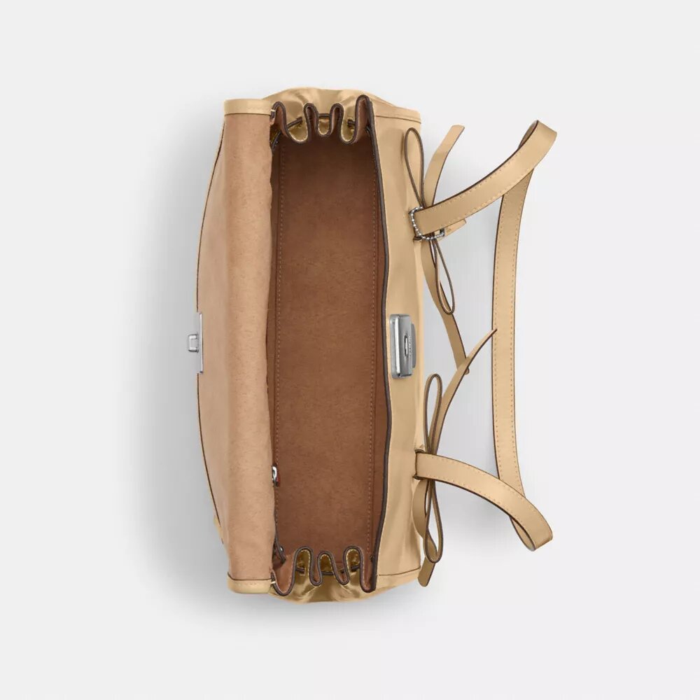 Bolsos de hombro con solapa y lazos «Bridget»