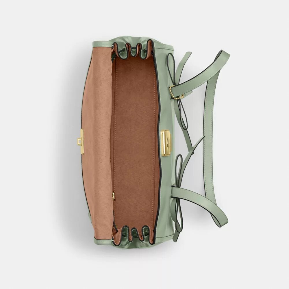 Bolsos de hombro con solapa y lazos «Bridget»
