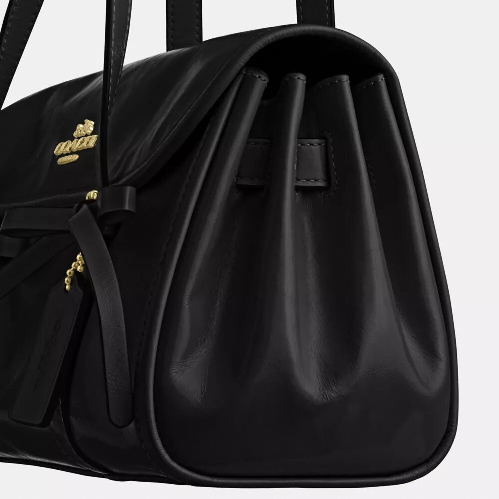 Bolsos de hombro con solapa y lazos «Bridget»