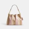 Bolsos de hombro Evelyn con patchwork a rayas