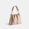 Bolsos de hombro Evelyn con patchwork a rayas