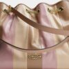 Bolsos de hombro Evelyn con patchwork a rayas