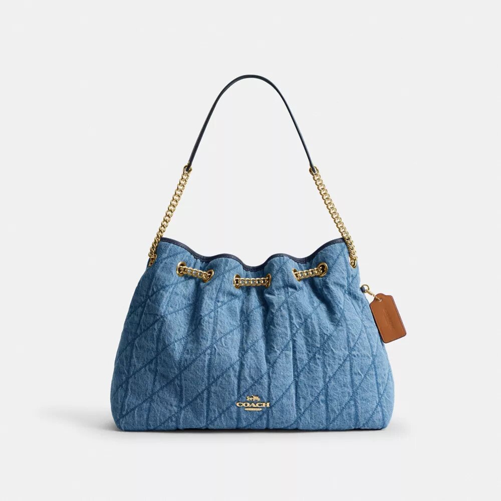 Bolsos de hombro Evelyn en algodón regenerativo con acolchado