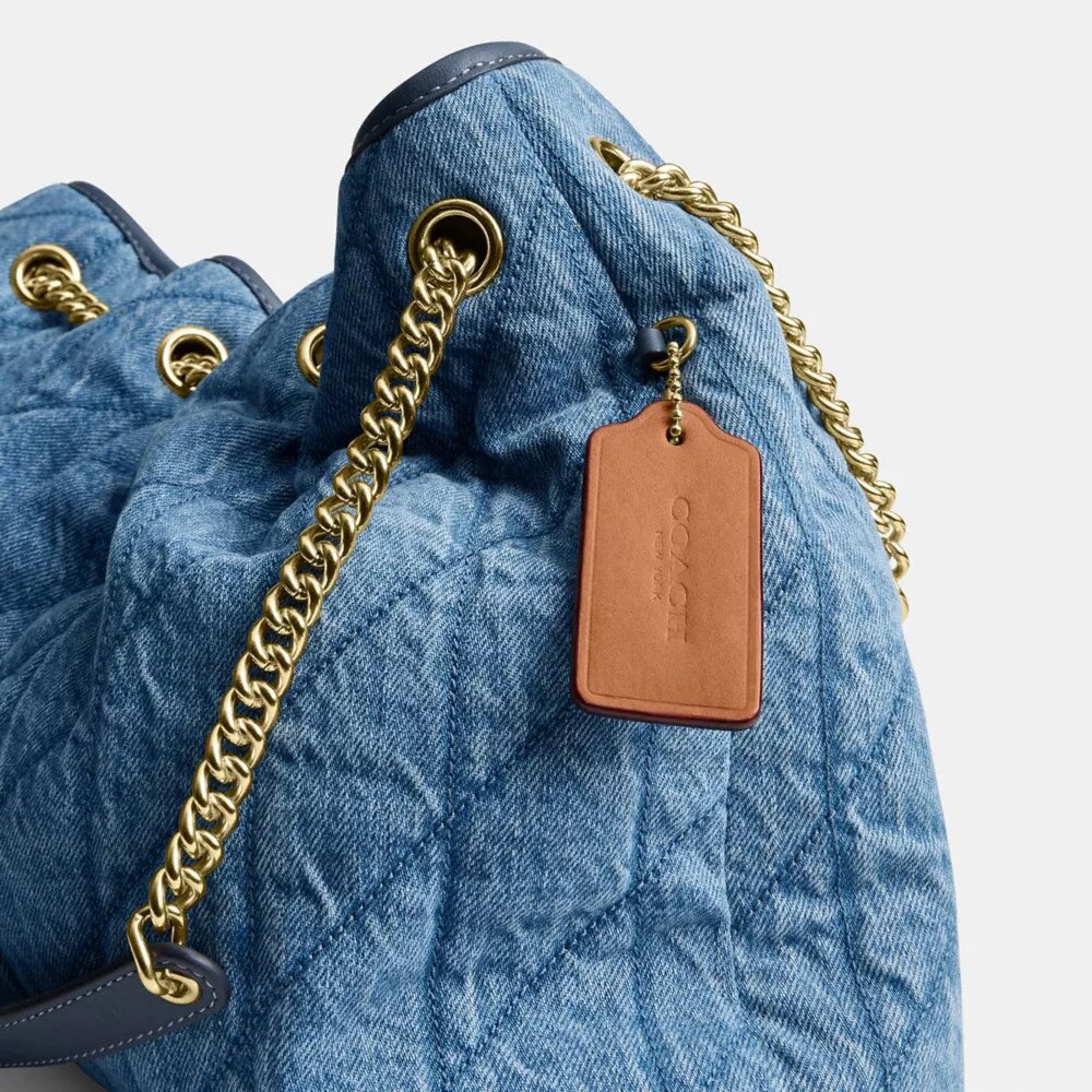 Bolsos de hombro Evelyn en algodón regenerativo con acolchado