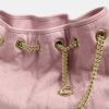 Bolsos de hombro Evelyn en denim desgastado con acolchado y Charms