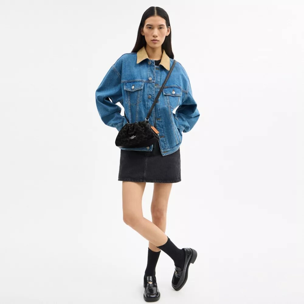 Bolsos de hombro Faye en denim exclusivo