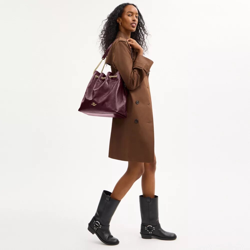 Bolsos de hombro grandes Evelyn con acolchado