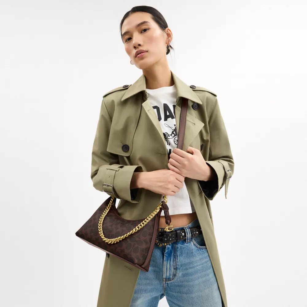 Bolsos de hombro Juliet 25 en Signature Canvas