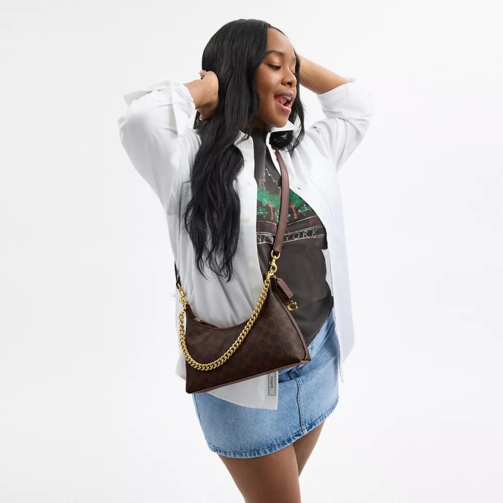 Bolsos de hombro Juliet 25 en Signature Canvas