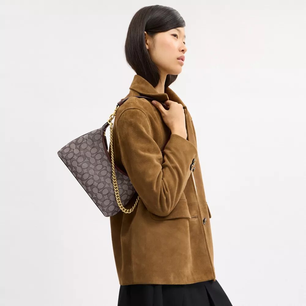 Bolsos de hombro Juliet de 25 en jacquard exclusivo