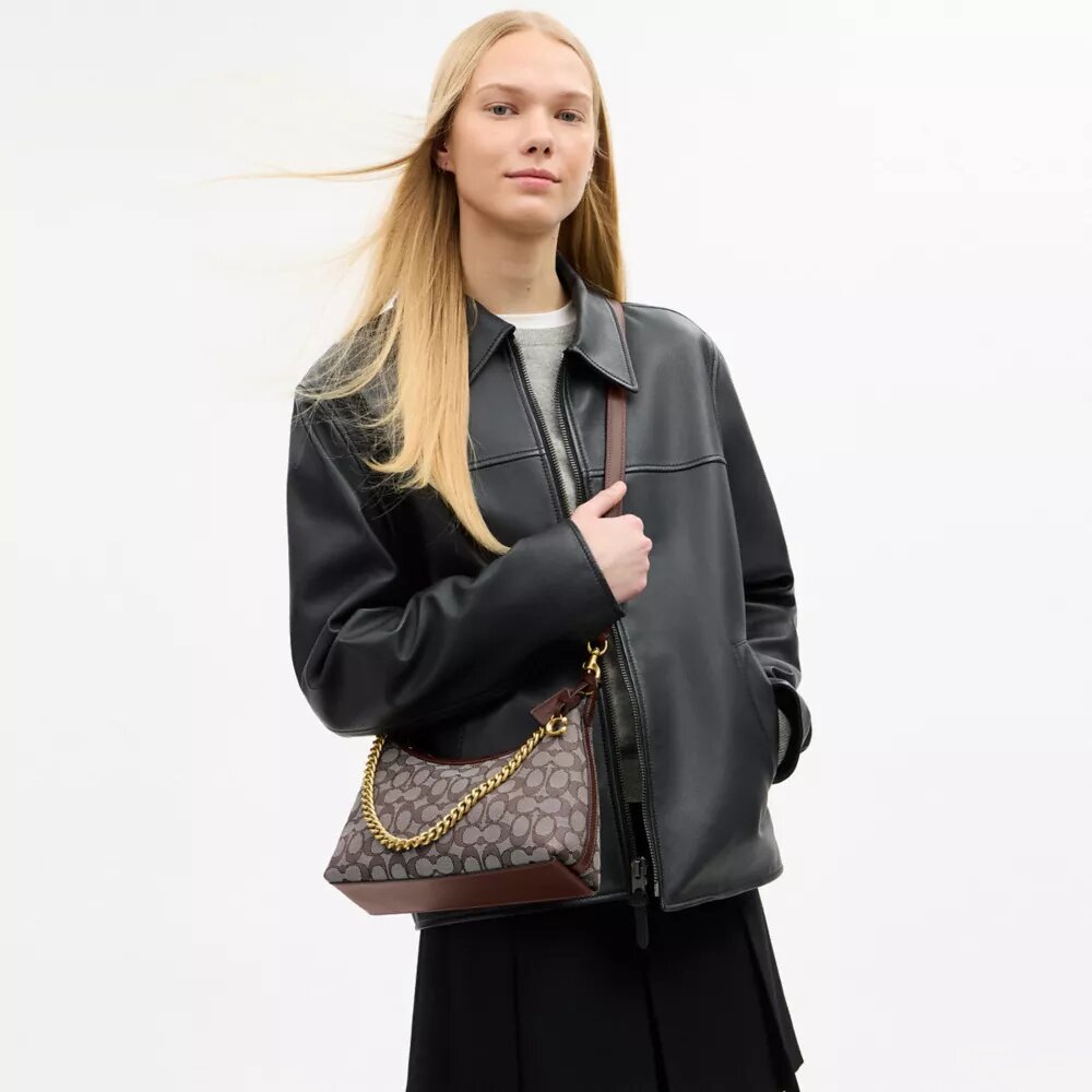 Bolsos de hombro Juliet de 25 en jacquard exclusivo