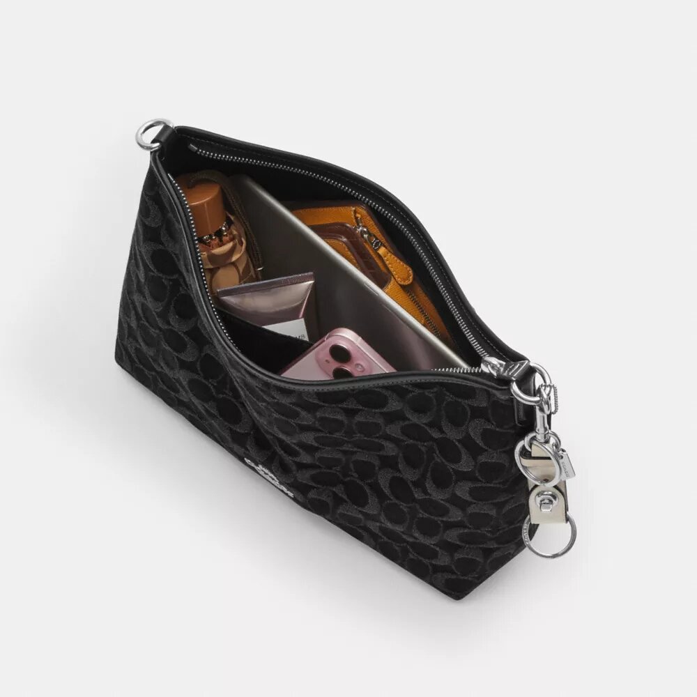 Bolsos de hombro Laurel en denim característico