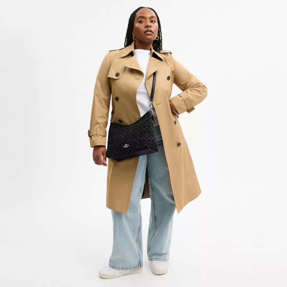 Bolsos de hombro Laurel en denim característico