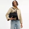 Bolsos de hombro Laurel en denim característico