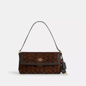Bolsos de hombro pequeños con solapa Etta en chenilla exclusiva