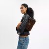 Bolsos de hombro pequeños con solapa Etta en chenilla exclusiva