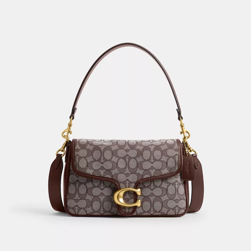 Bolsos de hombro «Soft Tabby» en jacquard exclusivo