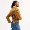 Bolsos de hombro Tabby 26 con cuentas de madera