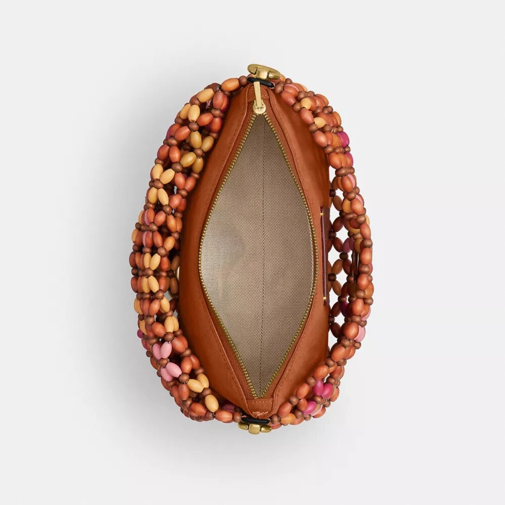 Bolsos de hombro Tabby 26 con cuentas de madera