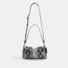 Bolsos de hombro Tabby 26 con motivo de serpiente con abalorios