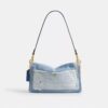 Bolsos de hombro Tabby 26 con patchwork de denim reciclado
