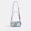 Bolsos de hombro Tabby 26 con patchwork de denim reciclado