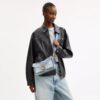 Bolsos de hombro Tabby 26 con patchwork de denim reciclado
