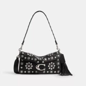 Bolsos de hombro Tabby 26 con remaches de estilo western