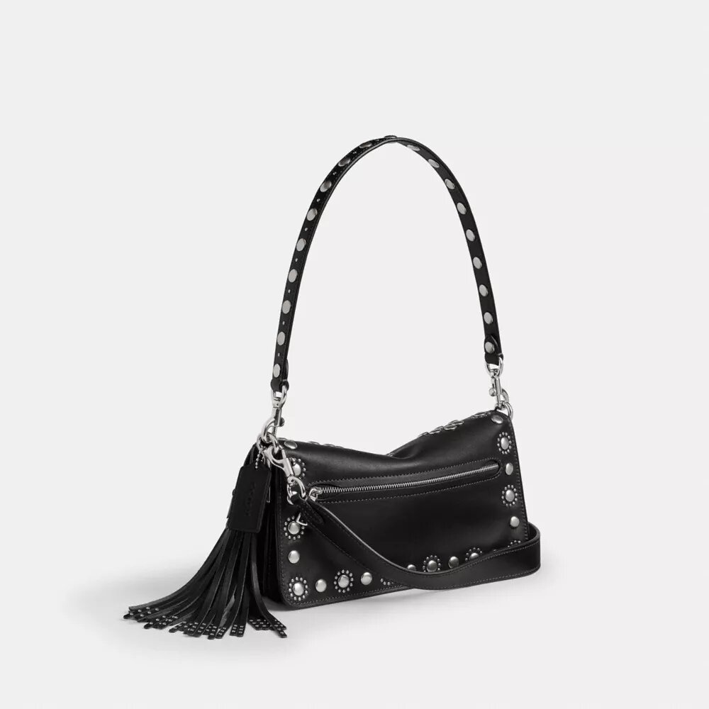 Bolsos de hombro Tabby 26 con remaches de estilo western