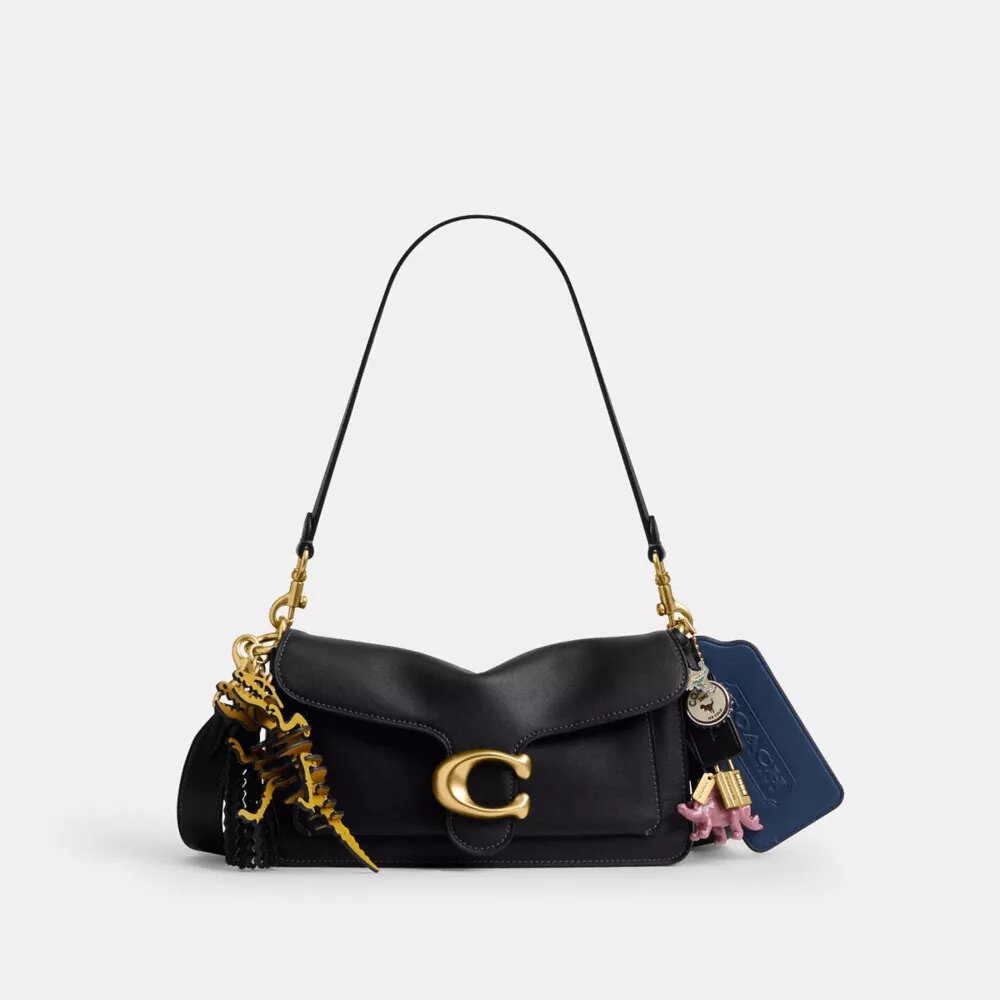 Bolsos de hombro «Tabby» 26 de Rexy con colgantes para bolsos, con motivo del 10.º cumpleaños