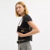 Bolsos de hombro «Tabby» de 20 in de piel de becerro con estampado de leopardo