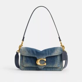 Bolsos de hombro Tabby de 26 en denim de algodón regenerativo