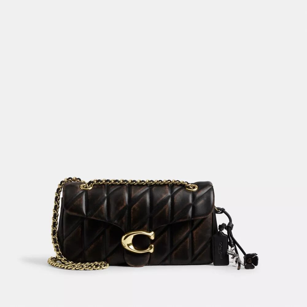 Bolsos de hombro Tabby de 26 en piel «Loved» con acolchado