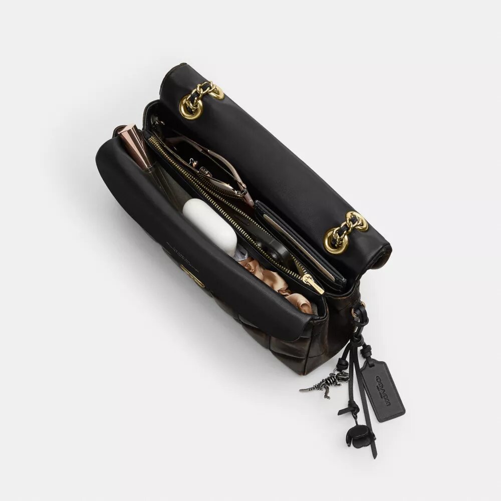 Bolsos de hombro Tabby de 26 en piel «Loved» con acolchado