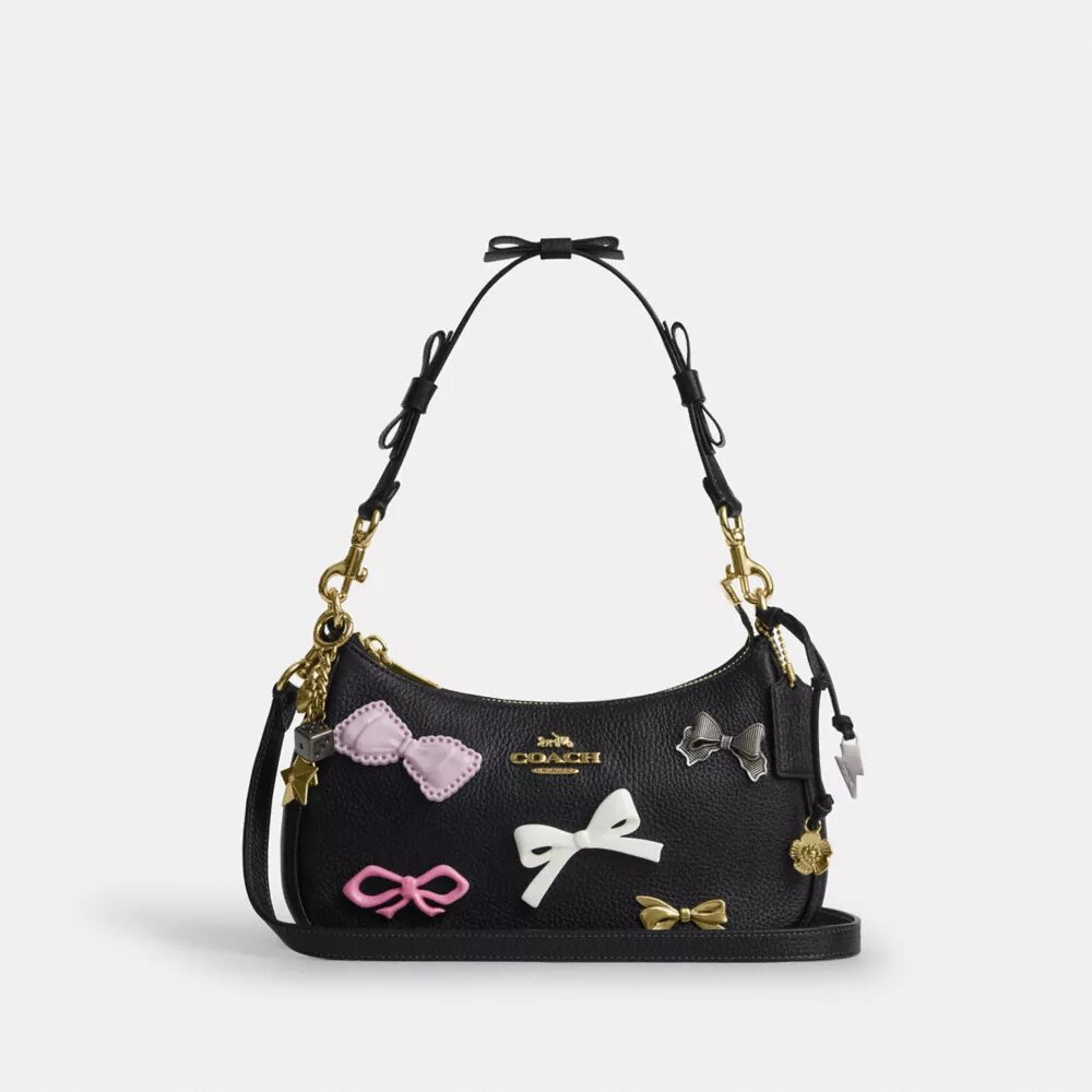 Bolsos de hombro Teri con lazos y Charms