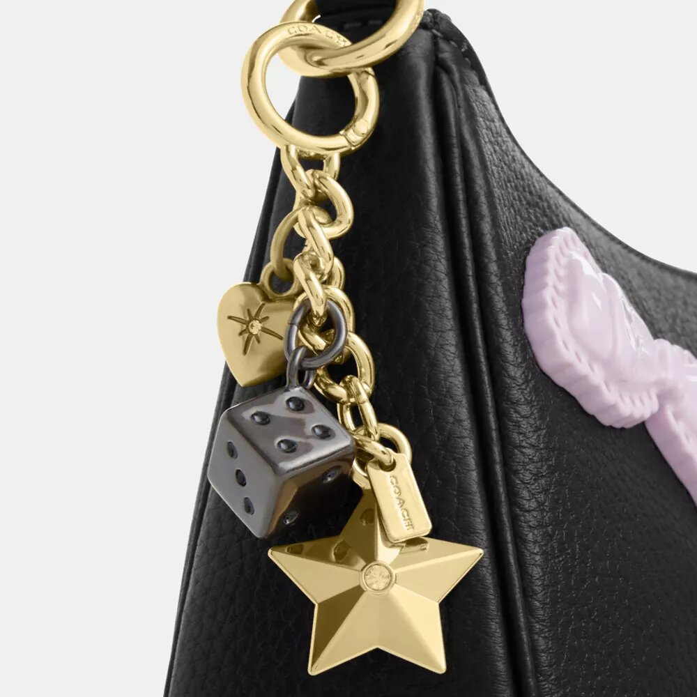 Bolsos de hombro Teri con lazos y Charms