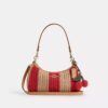 Bolsos de hombro Teri con rayas y colgante