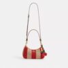 Bolsos de hombro Teri con rayas y colgante