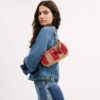 Bolsos de hombro Teri con rayas y colgante